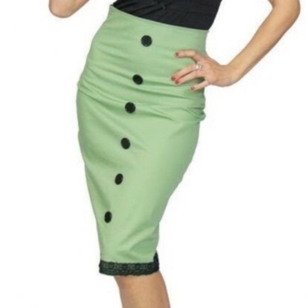 Rock Steady high waisted pencil skirt